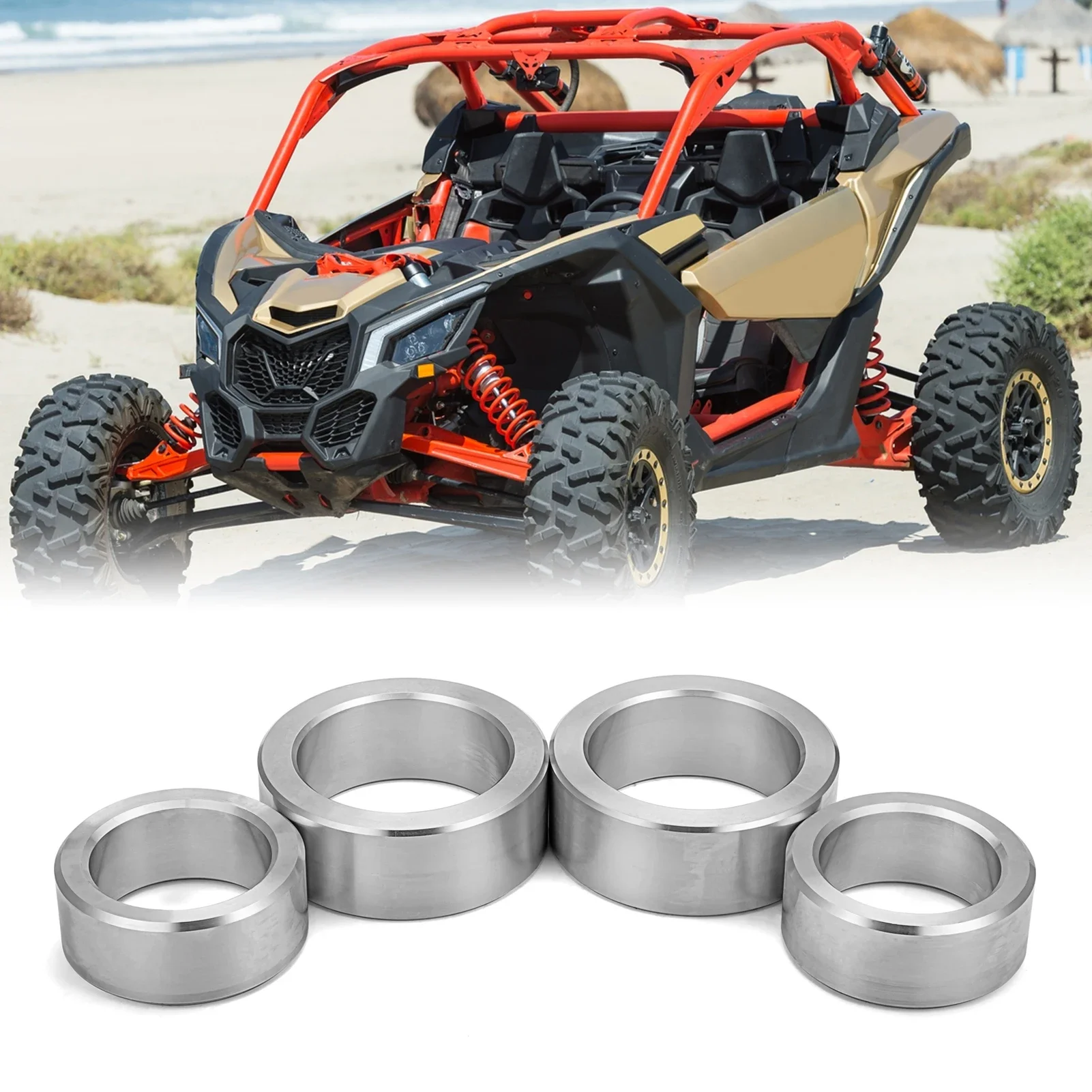 

UTV X3 Suspension Shock 3" Full Lift Spacer Front & Rear Lift Kit for 2017-2024 Can-Am Maverick X3 72" Body Accessories