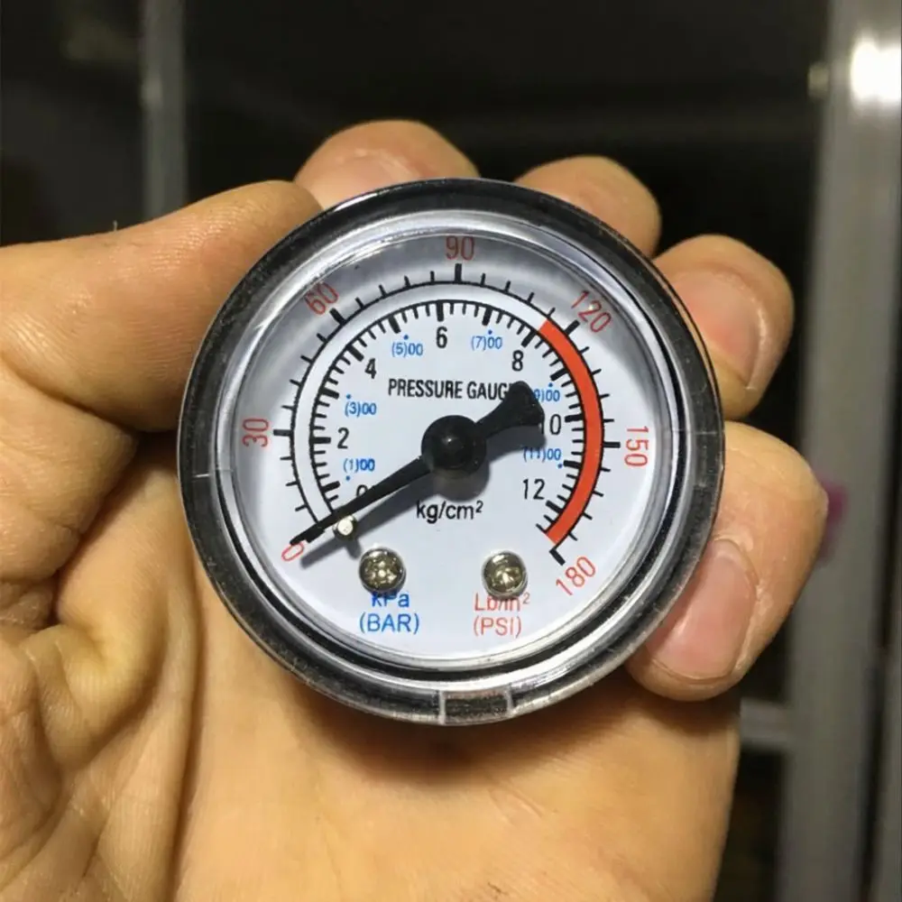 Efficient Air Compressor Pressure Gauge Manometer Industrial Measuring Tool Pneumatic System Hardware Replacement Part