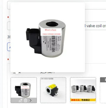 Applicable model accessories  coil crane stacker original thread insertion valve solenoid