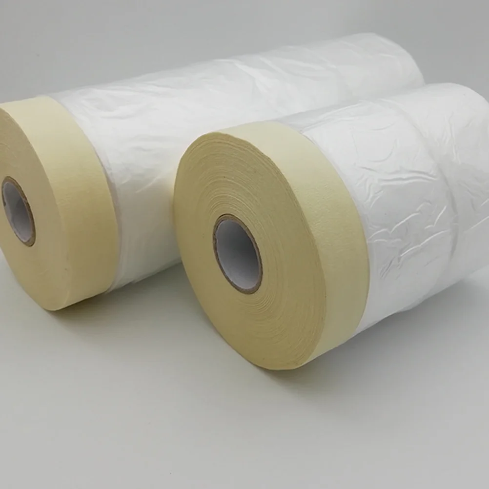 

1pc Masking Film 550Mmx30M Waterproof Sunproof Protective Tape For Spray Painting Cover Car Renovation Wall Cabinet Furniture