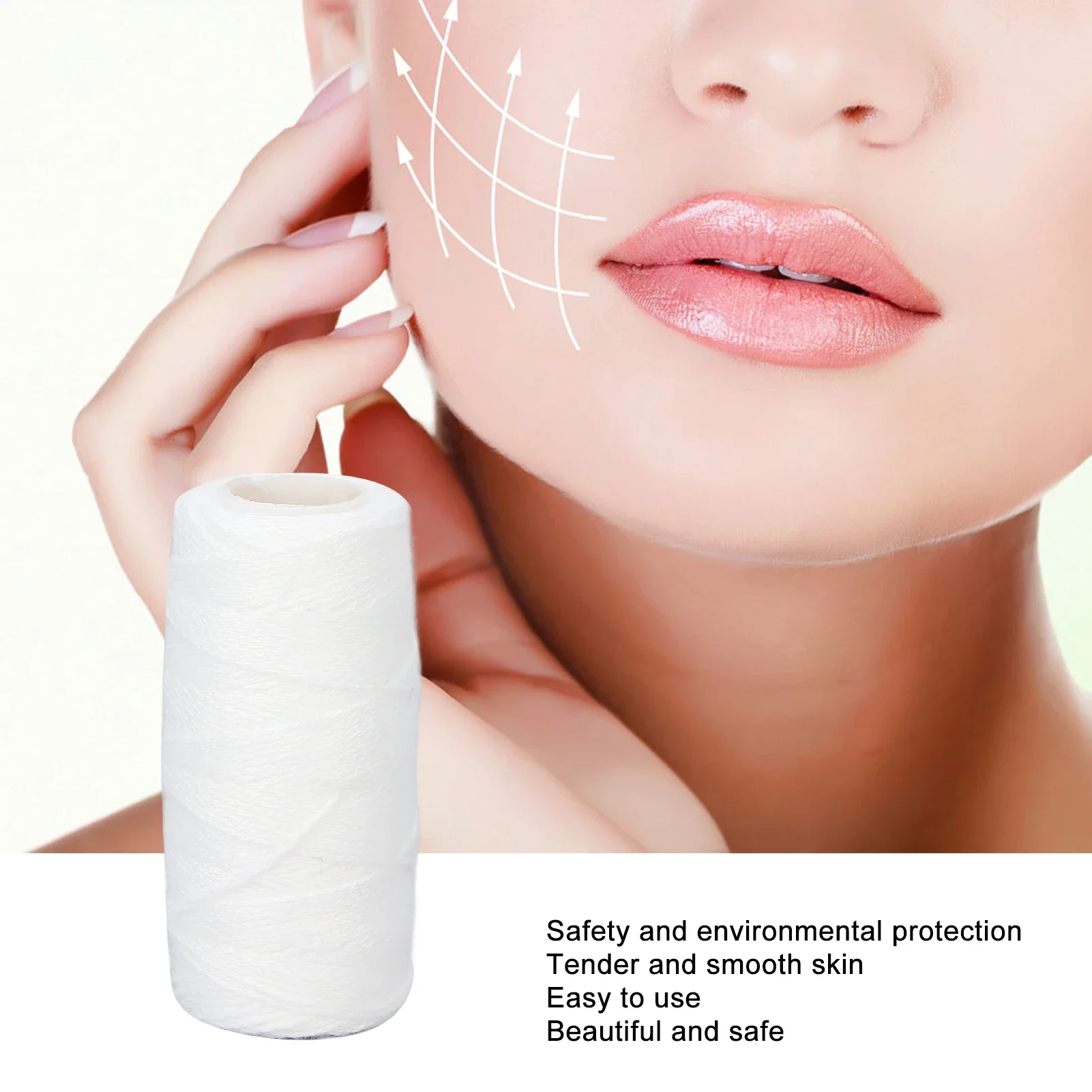 Electric Facial Hair Remover Cotton Thread Wire Hair Shaver Beauty Epilator Cotton Strength Threading Thread for Smooth Skin