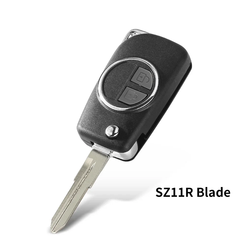 KEYYOU zmodyfikowana klapka obudowa kluczyka samochodowego do Suzuki Swift grand Vitara Alto SX4 zdalna obudowa HU133R/SZ11R ostrze akcesoria