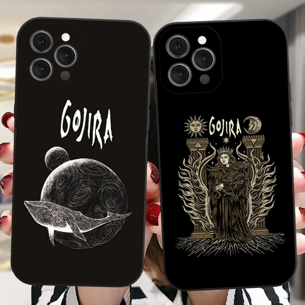 Band G-GojiraS Mea Culpa Phone Case For iPhone 16,15,14,13,12,11 Plus,Pro,Max,XR,XS,X,7,8 Plus,SE,Mini Silicone Soft