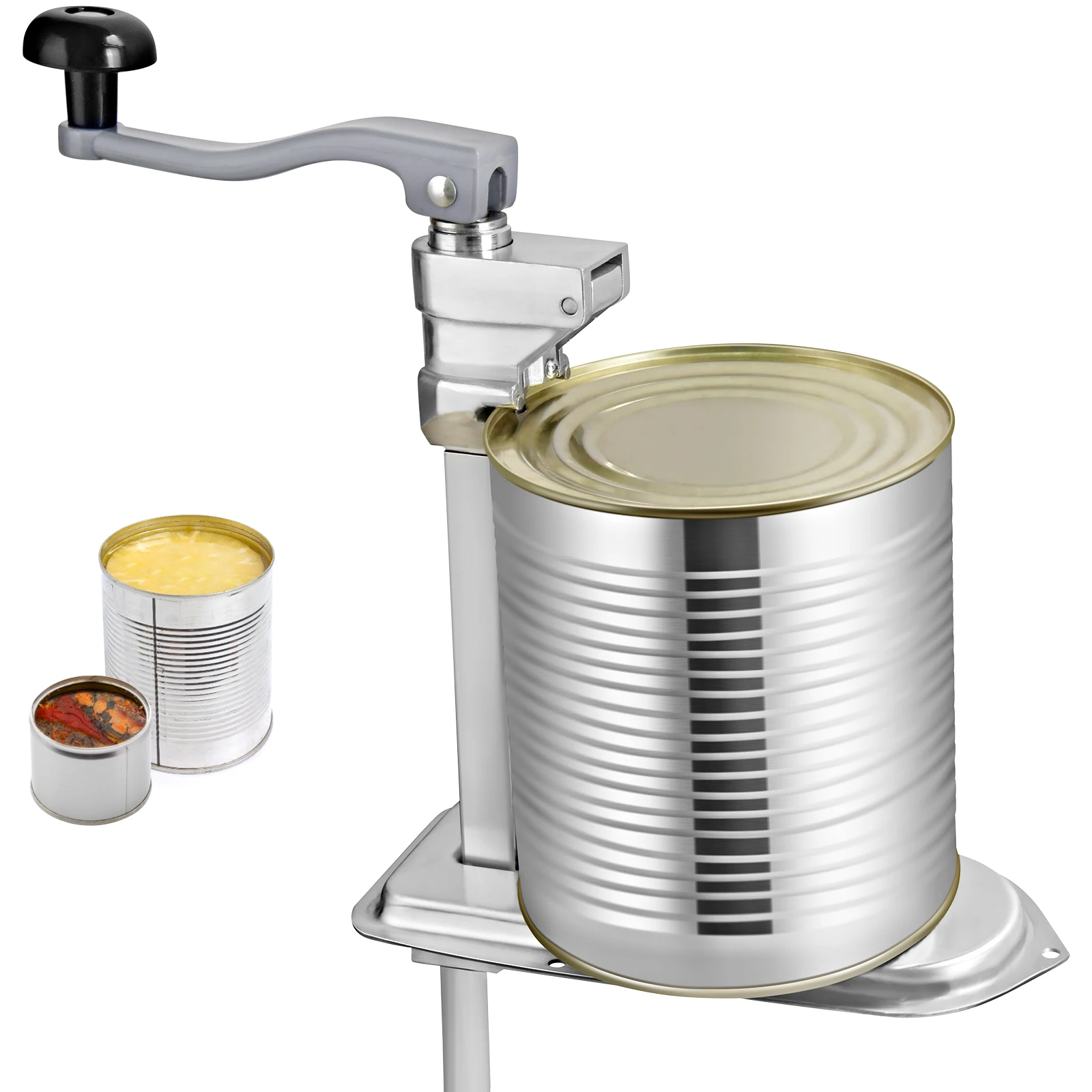 

VEVOR Commercial Can Opener 30/40cm Stainless Steel Manual Table Can Opener Table Mount Length with Angled Bar for Restaurants