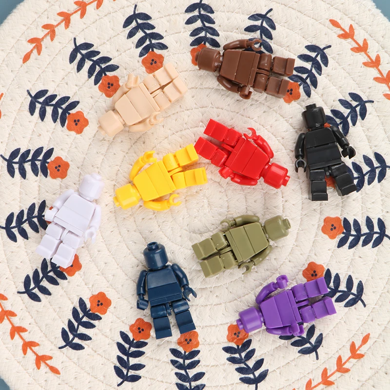 Children Plastic Building Toys Combination Action Figures Building  Accessories Toy