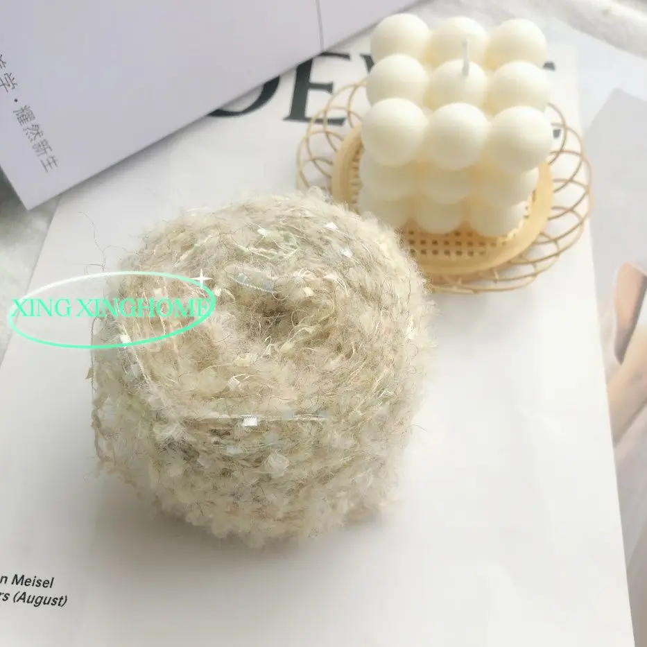 Explosive Butterfly Yarn Pure Handmade Thread Diy Gold Silk Wool Knitting High-grade Doll Does Not Fade Sweater Hat Wool