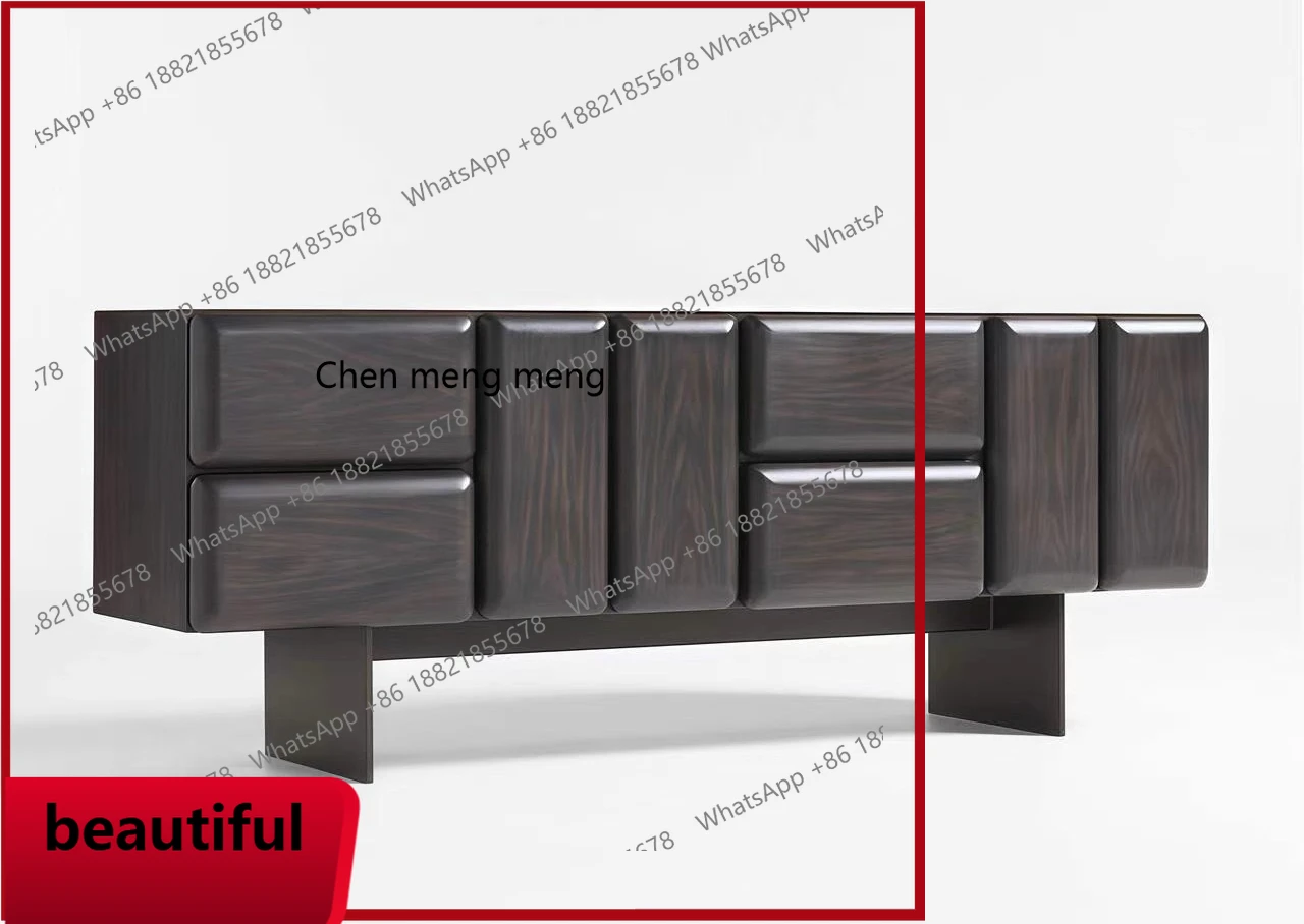 

X Solid wood home living room locker, retro side cabinet, porch against the wall, dining side cabinet