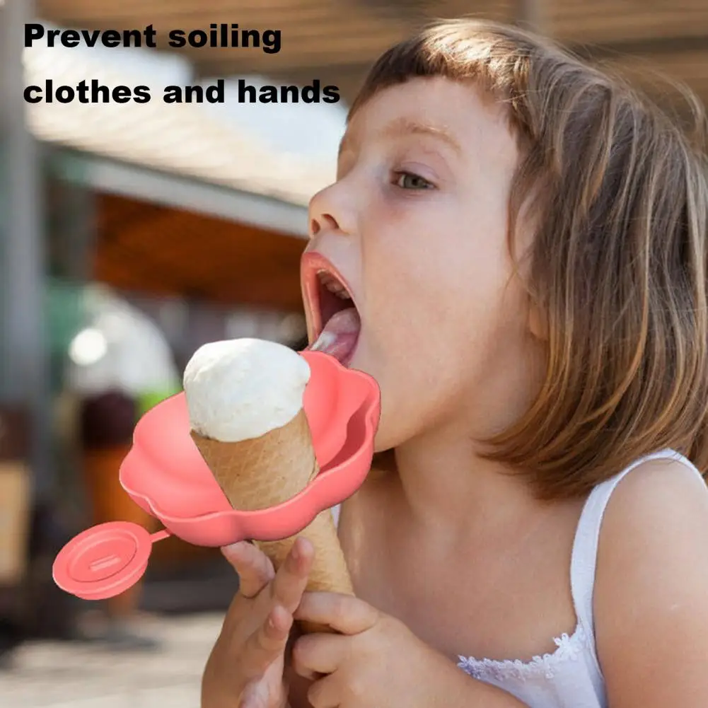 

Silicone Popsicle Holder Child Popsicle Stand Drip Catcher Holder for Kids' Popsicles Dual Function for Neater for Birthday