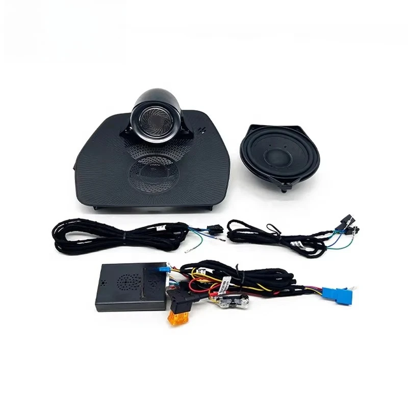 Feel Car Audio Upgrade with Ambient Light Intelligent Rotating Central Speaker