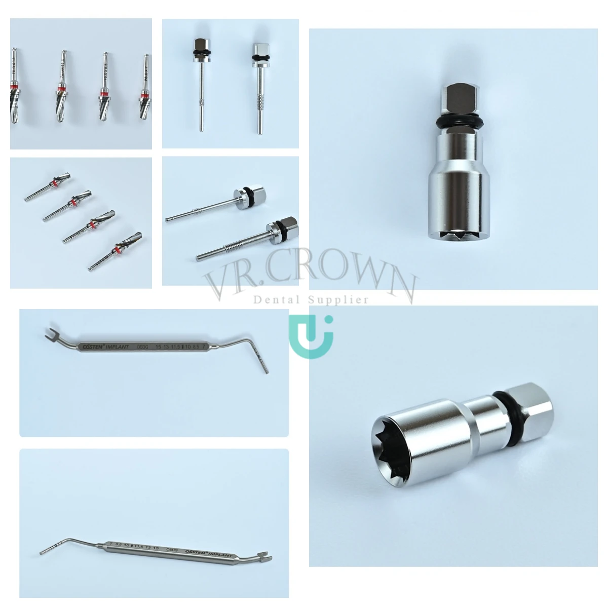 Surgical Drill Kit Tools Taper Drill Accessories Osstem Implant Essential Drills with Low Drill Temperature