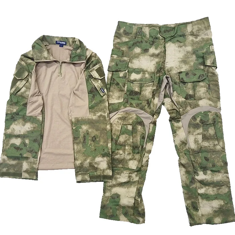 Outdoor-Jagdbekleidung Militärische Taktik G3 Trainingsanzug, CP GEN3 Grünes Kampfset, Taktisches Oberteil Cargo-Hose Herren Verschleißfest – Detail 17