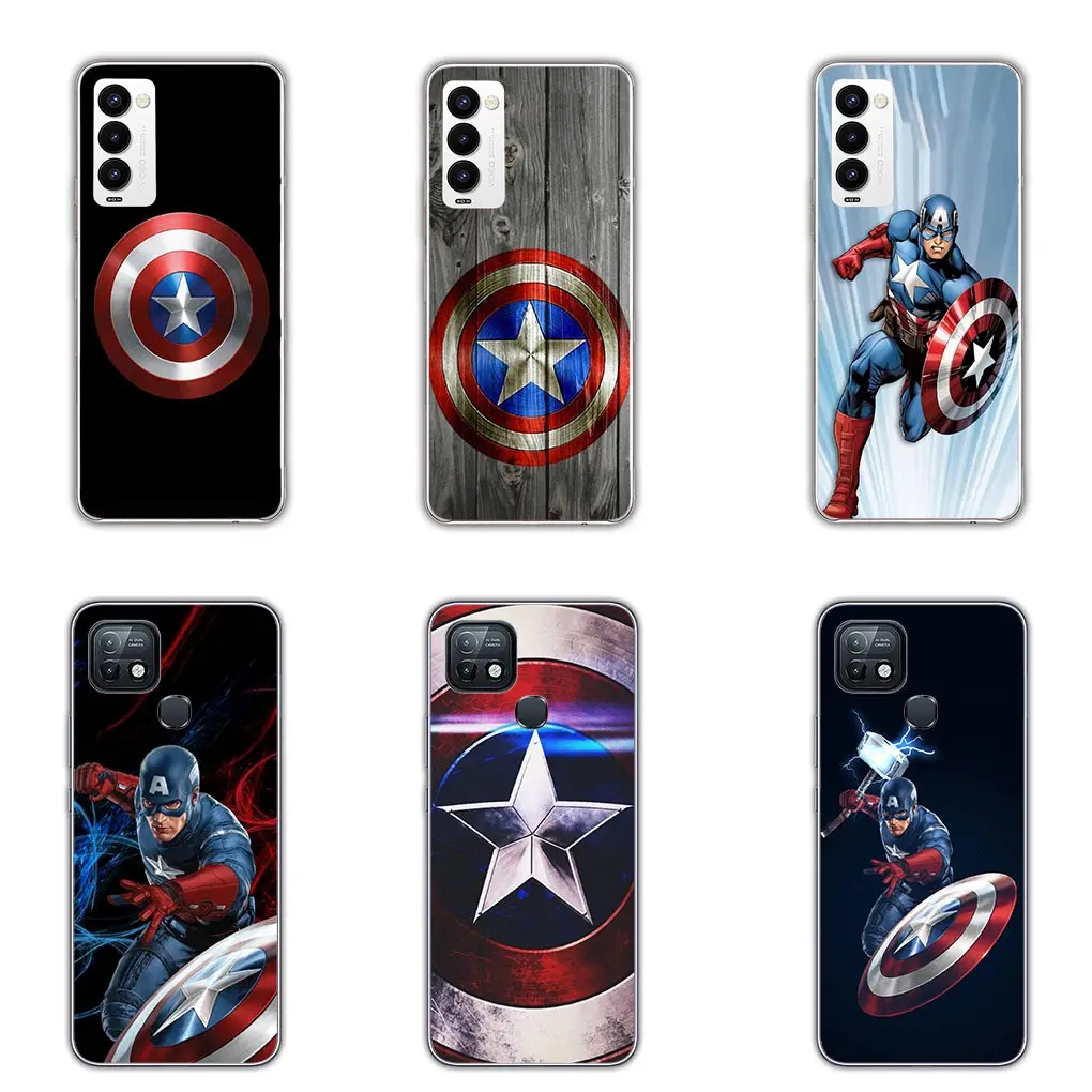 Captain America Shield Marvel for Motorola Moto Edge 40 50 Pro 30 Ultra neo 20 One Fusion G200 E22 E40 E30 E22I Phone Cover Case