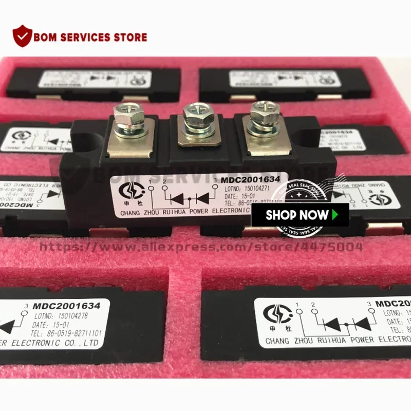 MDC 2001634    MDC 1601634   MDC200-16 MDC200A1600V MDC 1301634    Novo módulo de potência original