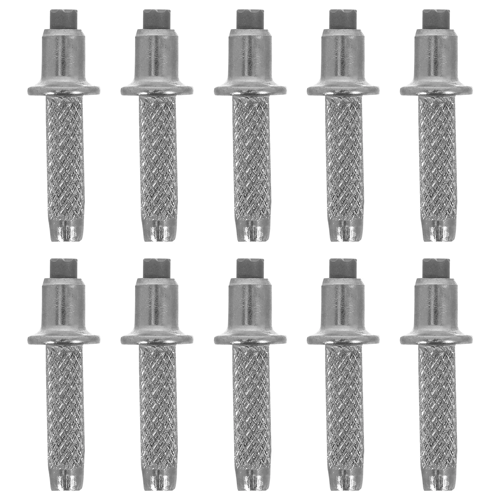 

10Pcs Trekking Pole Replacement Tips Tungsten Steel Light Durable High Abrasion Resistance for Hiking Mountaineering Alpenstock