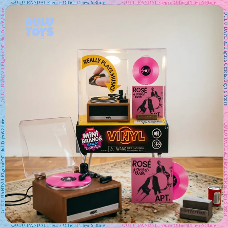 

Mini Vinyl Record Surprise Ball - Authentic Micro Record Player Toy, Dollhouse Accessory & Kawaii Gift for Kids