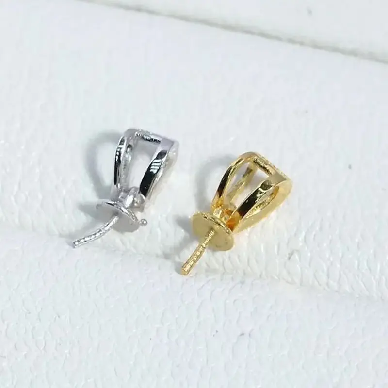 

Подвеска из стерлингового серебра 925 пробы с жемчугом, DIY пустая ободок, чашка, ювелирные изделия для рукоделия, фурнитура для подвески с полыми зубцами