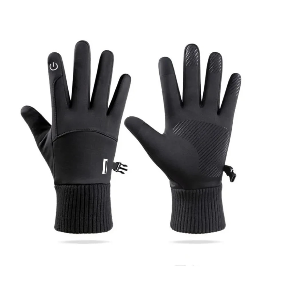 

Men Winter Gloves Touchscreen Warm Wool Windproof Cycling Snowboard Motorcycle Riding Driving Thicken Full Finger Outdoors