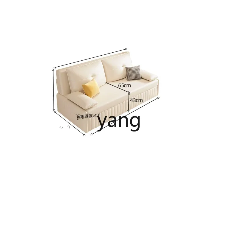 

LHDual-Use Small Apartment Living Room with Storage Push-Pull Technology Cloth Sofa