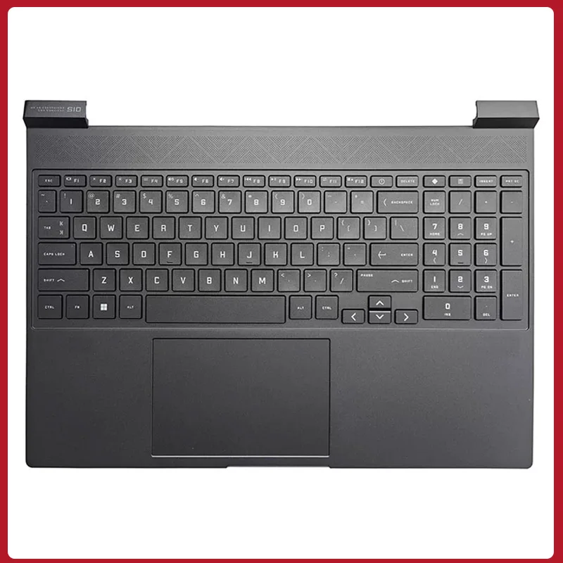 Laptop US/Latin Keyboard Backlit With Touchpad For Victus 15-FA 15-FB TPN-Q278-Q279 Palmrest Upper Case