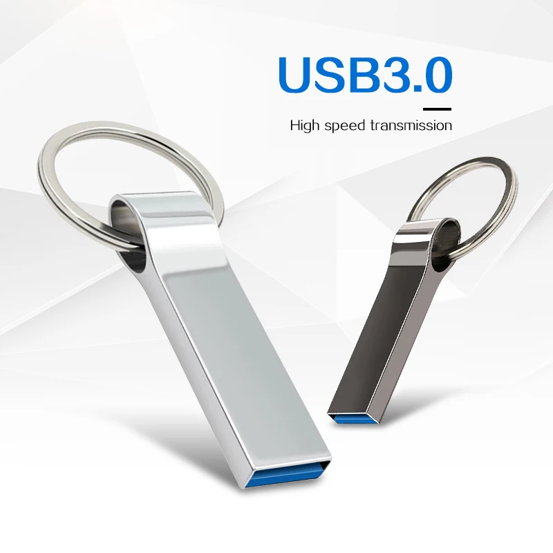 Unidad Flash USB 128 de Metal, unidad Flash de 256GB, 512gb, 3,0 gb, 4GB, 8GB, 16GB, 32GB, 64GB, llavero de regalo