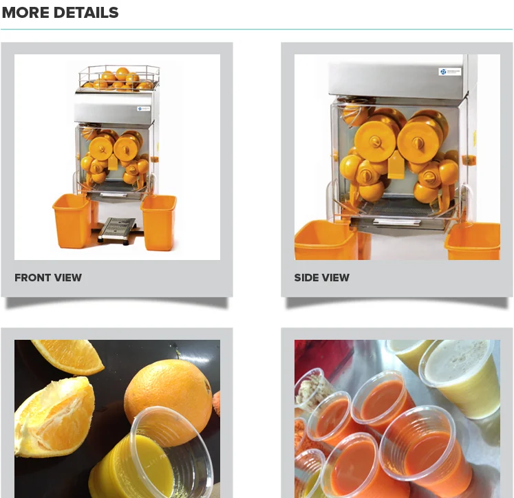 TT-J103E Sale 20Pcs Per Min CE Fresh Squeezed Orange Juice Maker Machine
