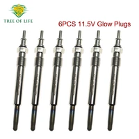 4/6x nuevas bujías incandescentes 11,5 V para MERCEDES CLASE E W124 S124 W210 S210 E200 E220 E250 E300 1993-2000 diésel A0011592101 0011592001