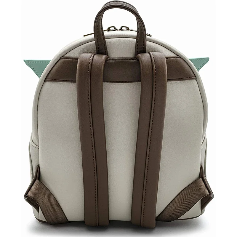 Stars Wars Backpack Travel PU Leather Yoda Schoolbag Women Mini Backpack for Student Girl