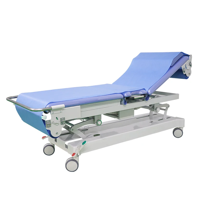 Electric Multifunctional Ultrasound Examination Table Automatic Paper Change Function Hip Adjustment Examination Couch Table