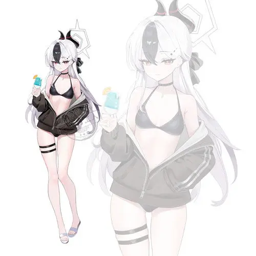 Anime Blue Archive Onikata Kayoko  Acrylic Stand Model Figure CosplayTabletop Ornament Decoration Birthday Christmas Fans Gifts