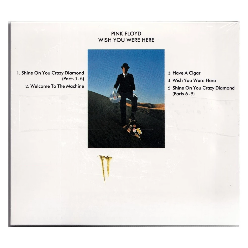 PINK FLOYD Wish You Were Here CD - Classic Rock Legend Original, edición de coleccionista para entusiastas de la música y amantes del vinilo