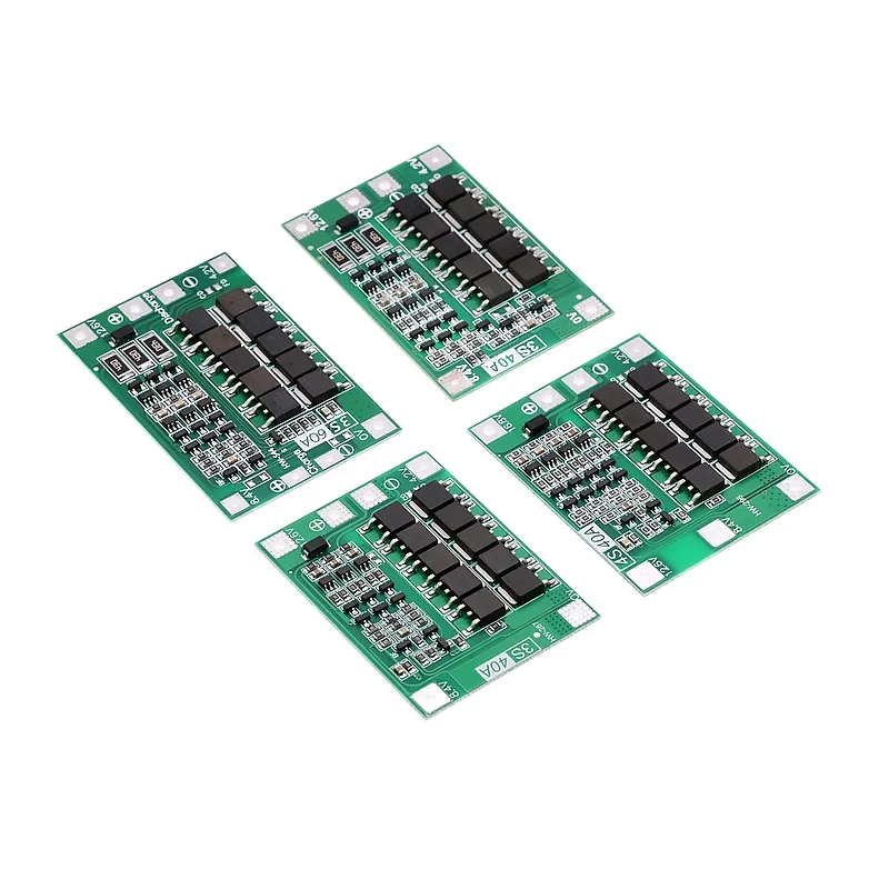 3S 4S 40A 60A Li-ion Lithium Battery Charger Protection Board 18650 BMS For Drill Motor 11.1V 12.6V/14.8V 16.8V With Balance