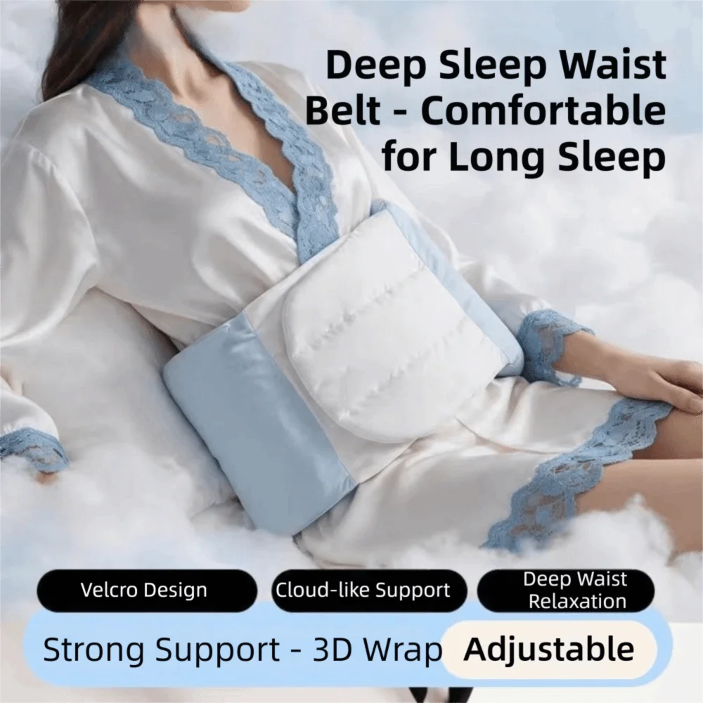 Comfortable Lumbar Support Pillow Adjustable Wrap Around Intervertebral Disc Support Waist Support Pillow Waist Protection