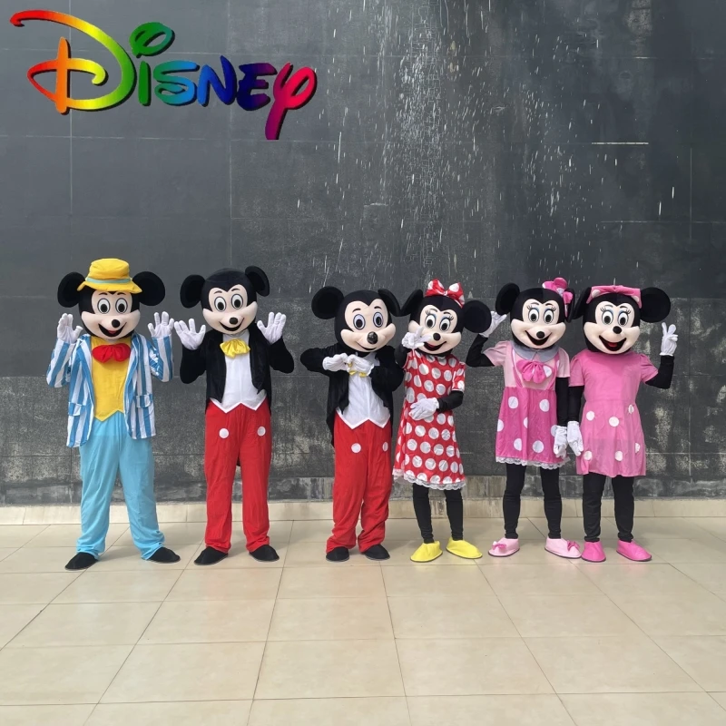 Disney Mickey Minnie Mouse Mascot Clothing Classic Cartoon Characters Advertising Event Party Cosplay Adult Perform Costume Prop