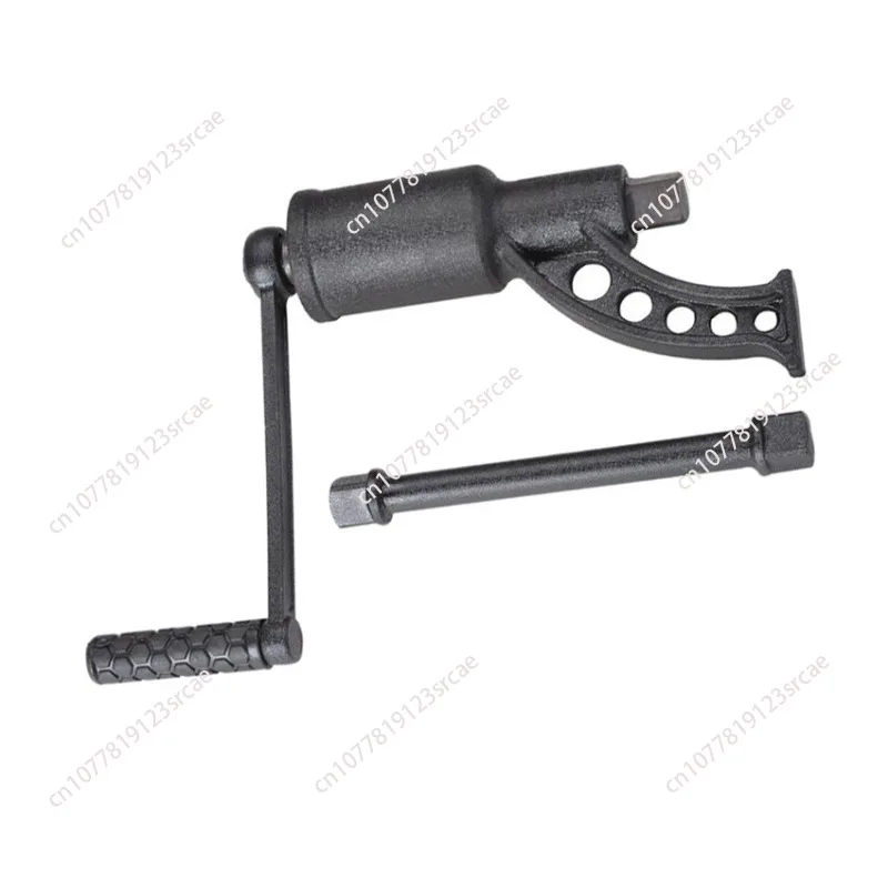 

Tire unloading for large trucks, labor-saving wrench, heavy-duty deceleration manual board, hand crank booster sleeve