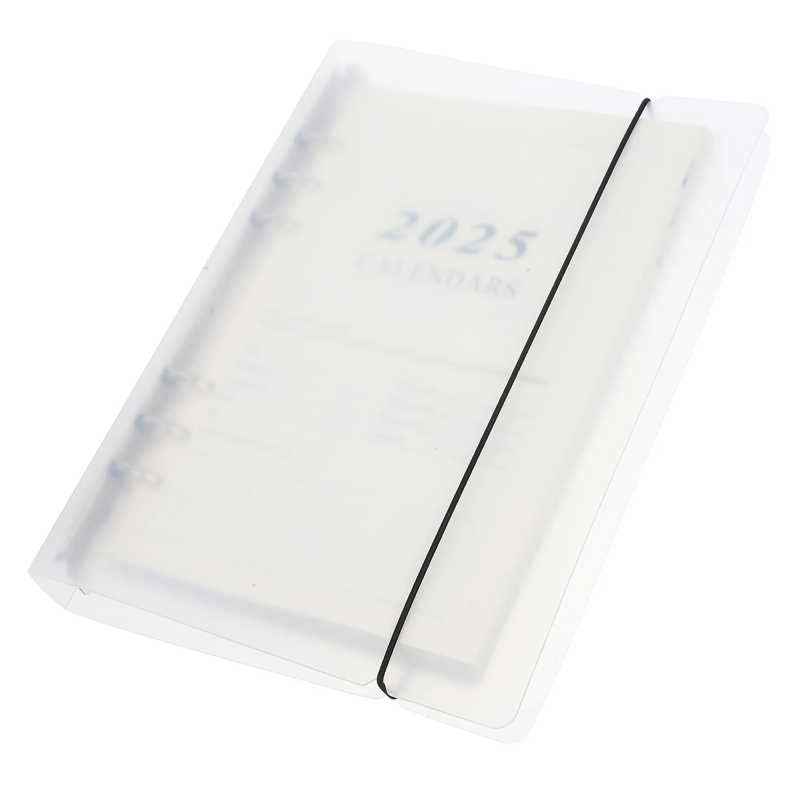 2025 Monthly Planner Appointment Book Loose-leaf Notebook Convenient Academic Frosted to Dos List Notepad