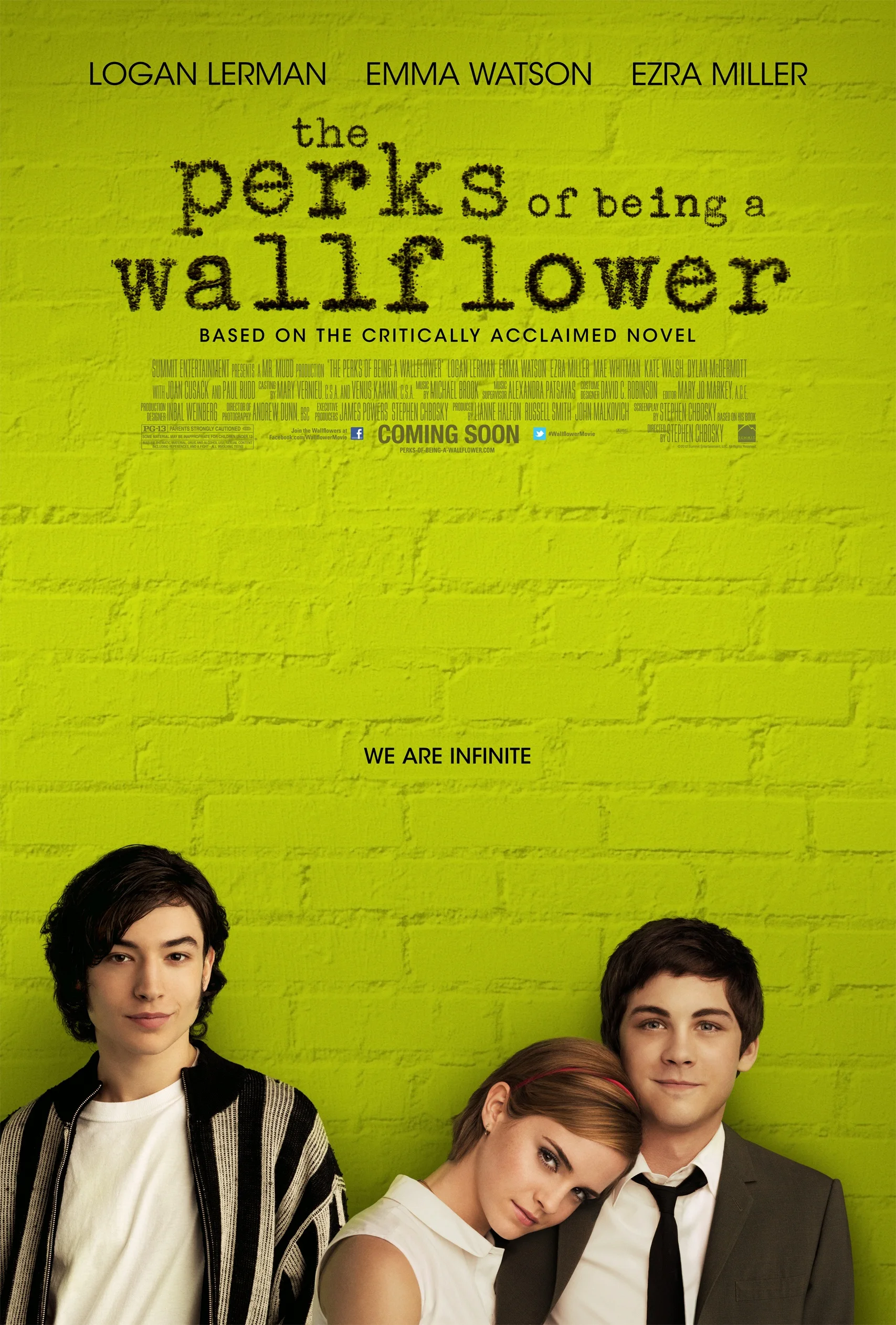 Film The Perks of Being a Wallflower POSTER Wall Art Home Decoratief schilderij