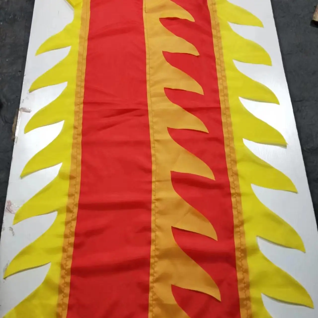 6 Meters Washable Dragon Dance Ribbon Pure Color Fitness Dragon Tail Accessories 75cm (Not Include Head))