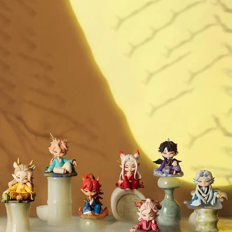 Kkv autêntico qianxing jixun montanha mar estrela série caixa cega legal e requintado artesanal boneca brinquedo coleção ornamento presente