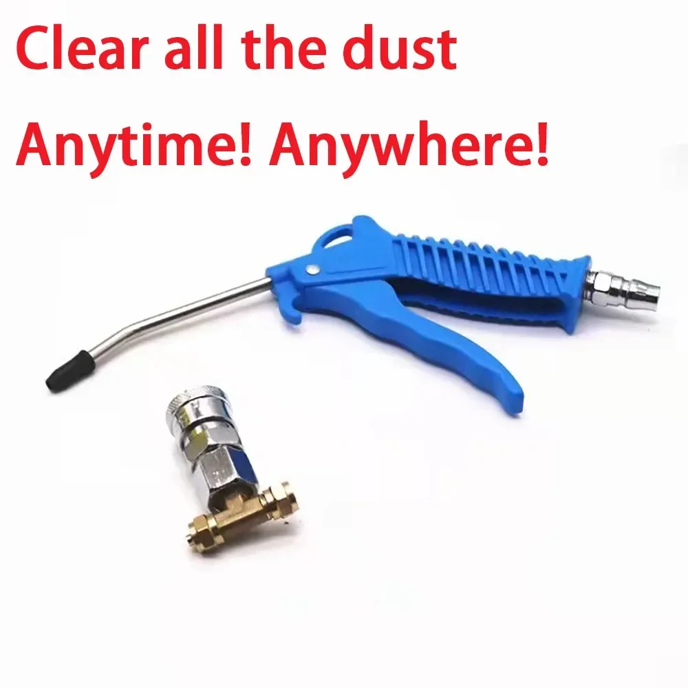 Dust Cleaner Air Blow Gun Hose Portable Airsoft To Car Water Mist Spray Small Size Guns Power Tools with Auto Shut-off Valves
