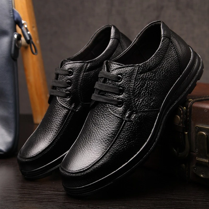 

Лидер продаж, мужская повседневная кожаная обувь, мужские сандалии на мягкой подошве, износостойкая деловая обувь, плюшевая мужская обувь, винтажные сандалии