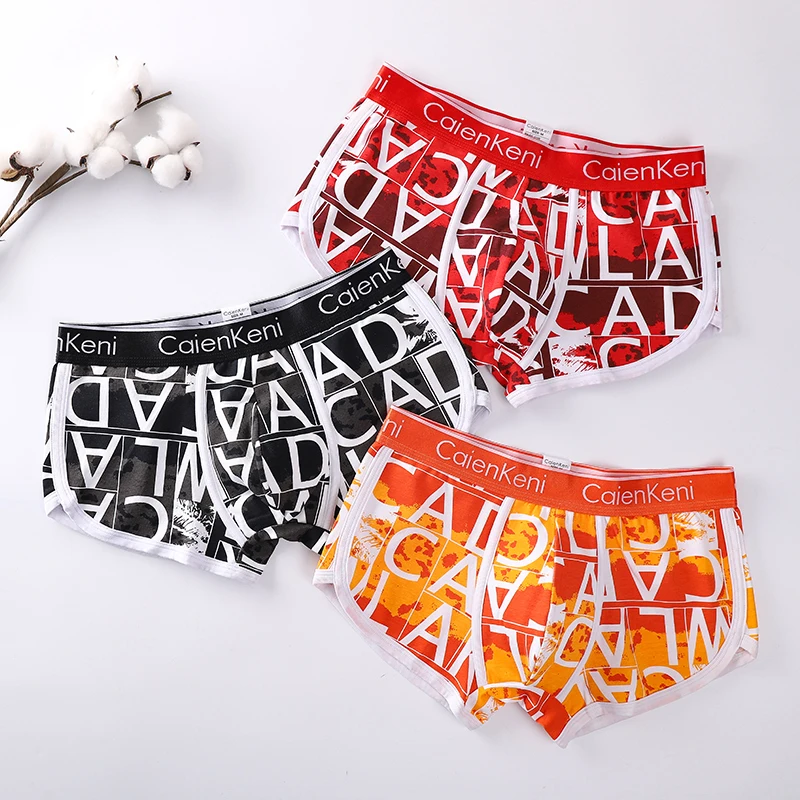 

Aussiebum wide brim candy color men's underwear four corner boxer underwear breathable elastic fiber