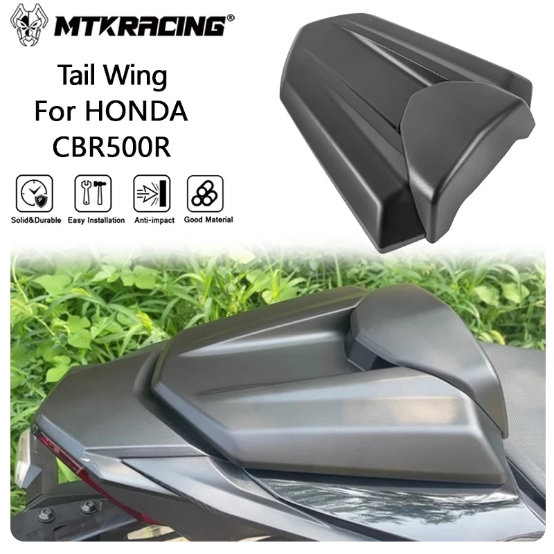 

MTKRACING Tail Wing For HONDA CBR500R 2019-2020 Rearview Mirrors Wind Wing Adjustable Rotating Side Mirror Winglet