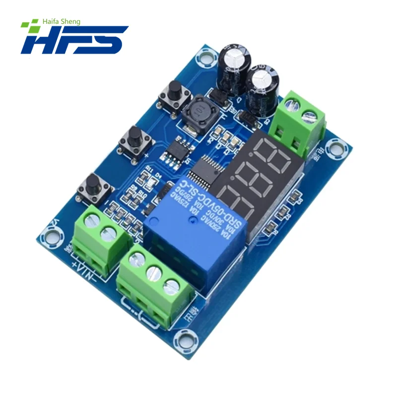 XH-M608 Battery Charge Discharge Module DC6-40V Integrated Voltmeter Undervoltage Overvoltage Protection Timing Discharge Board