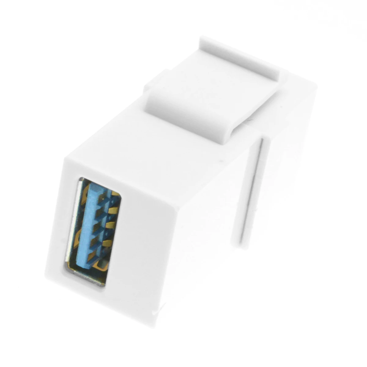 Cablecc-Tipo A Adaptador de Extensão Fêmea, USB 3.0, Keystone Jack, Placa de Parede, Painel Outlet