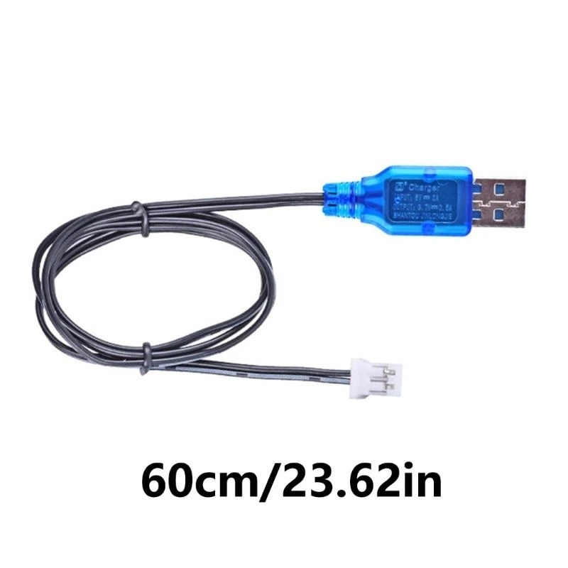 E8BA PH2,0-2P USB-зарядка кабеля PH2,0-2P Прозраки для батарей 3,7 В 18650
