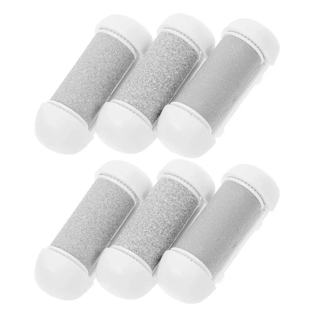 

6Pcs Electric Callus Remover Roller Replacement Heads Coarse Refill Foot Care Tool Foot File Replacement Rollers Dead Skin