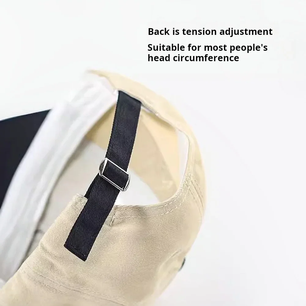 Cotton Baseball Cap for Women and Men Hat Fashion Letter C Patch Hat Summer Sun Visors Caps Color Block Design for Casual Wear