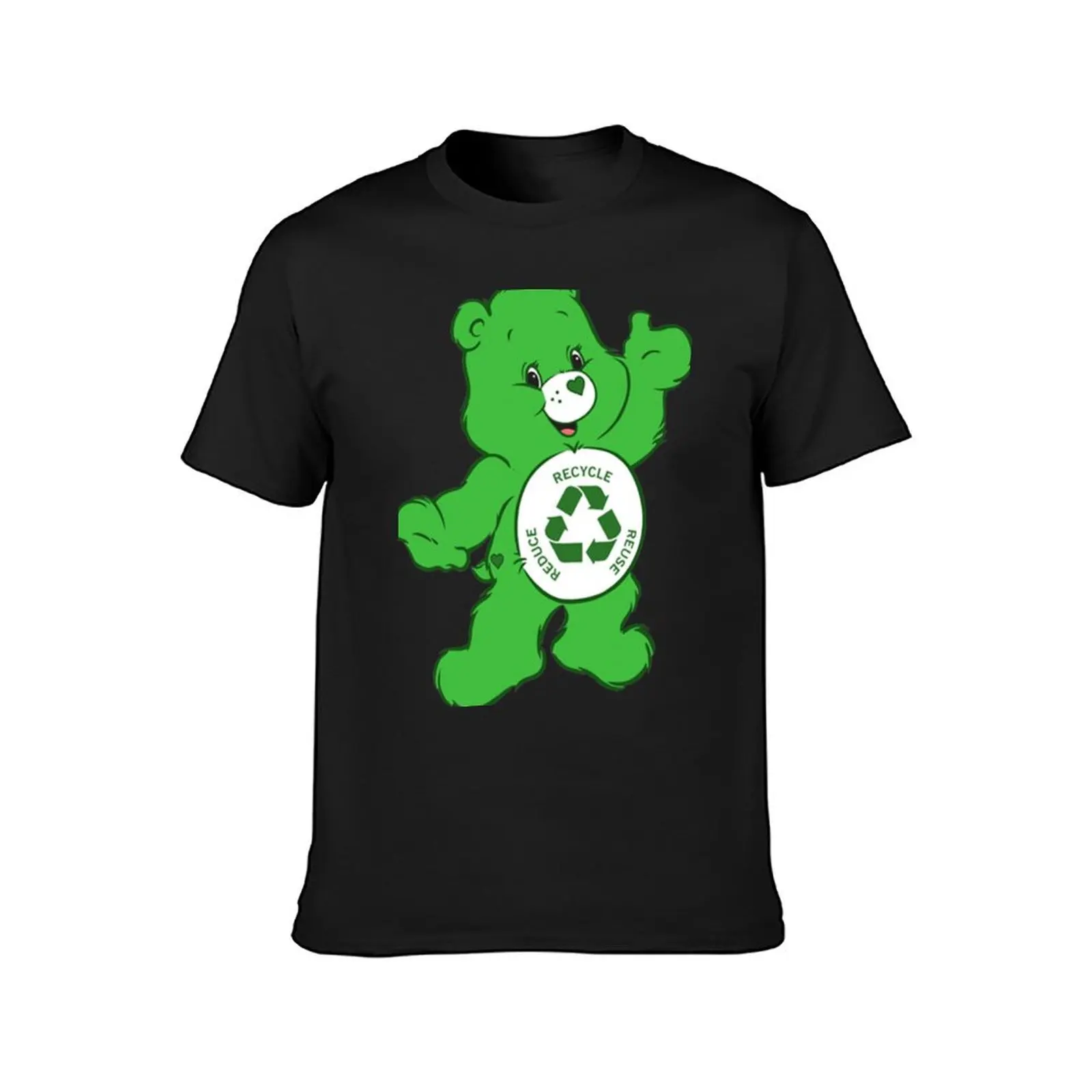 Recycle Bear Sticker T-Shirt graphics quick drying T-shirts for men cotton