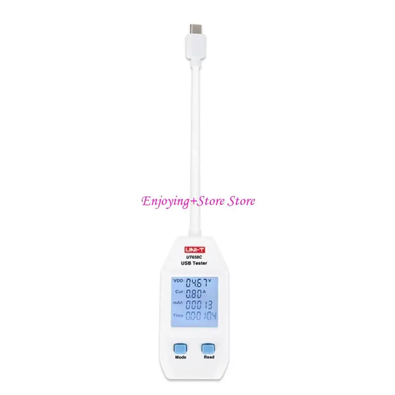 

G6DA USB Detector Digital Voltmeter Ammeter Power Capacity Current Meter Used to Inspect USB Chargers Power Sources