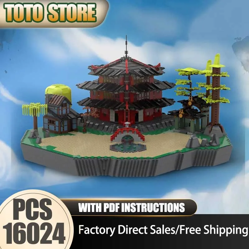 

Знаменитая модель из фильма: Конструктор MOC, Сезон 7, Модель храма, Технологичные кирпичики, Сборная модель для самостоятельной сборки, Праздничный набор игрушек